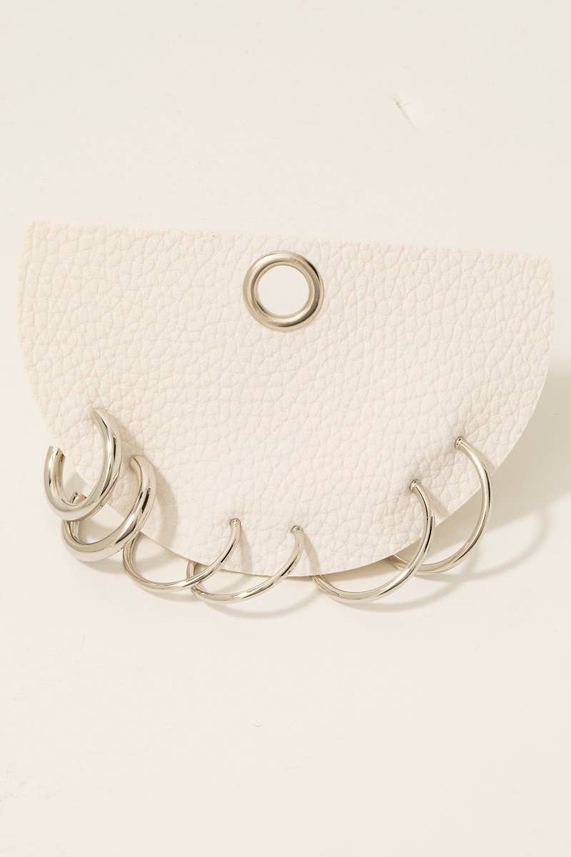 Gold 3Pc Dainty Tube Hoop Earrings Set