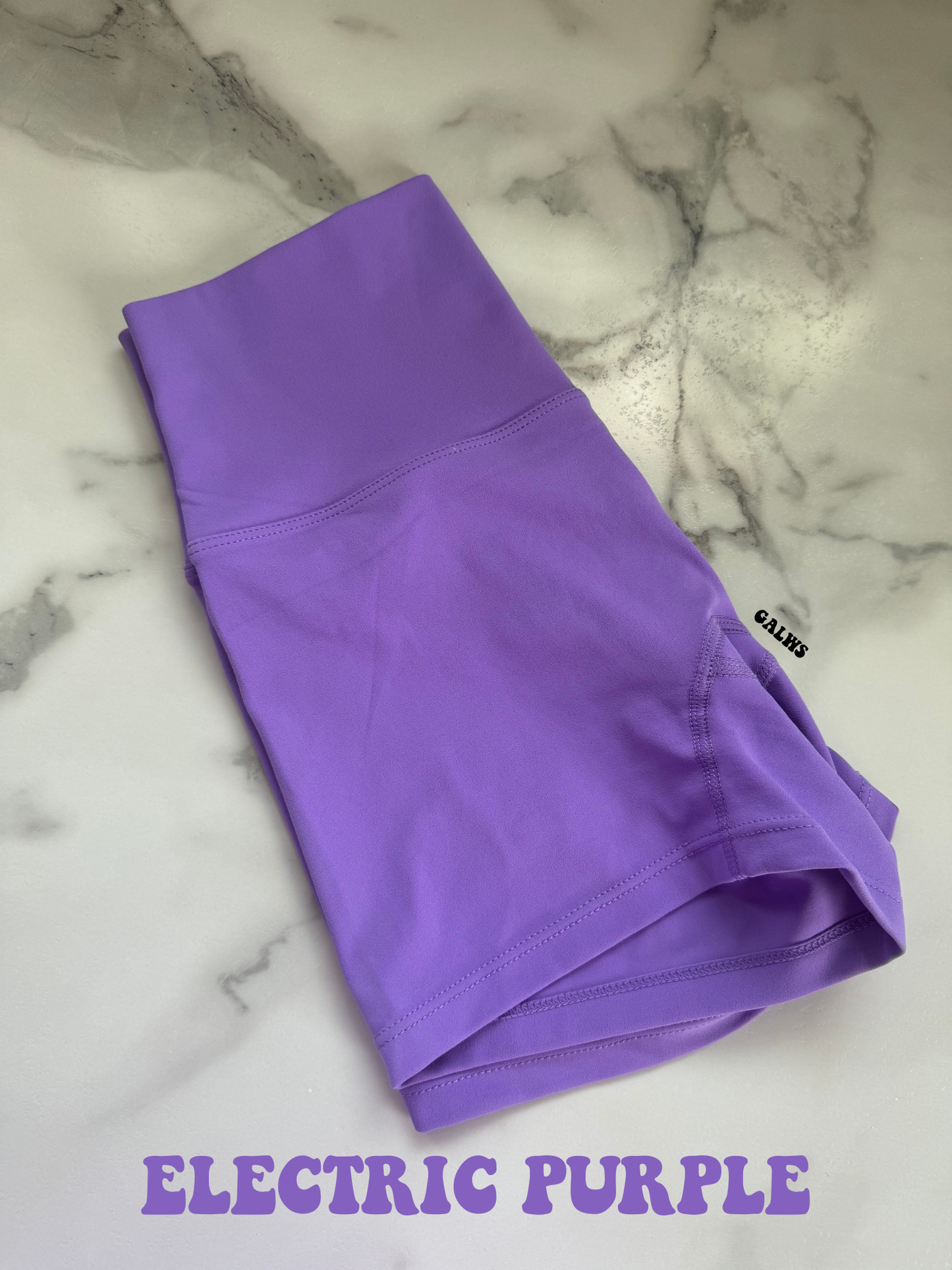 GAL Biker Shorts : Electric purple