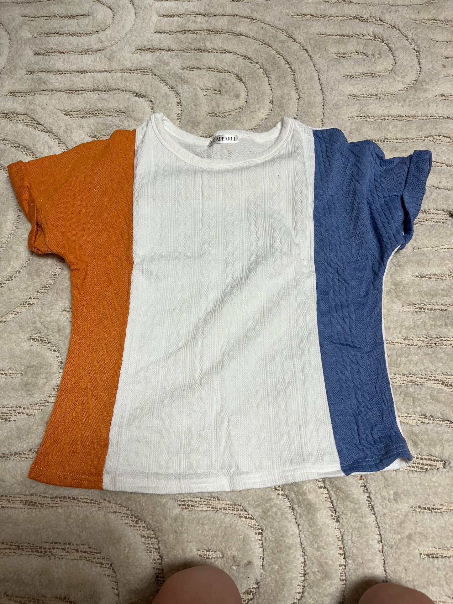Orange & Blue Tee