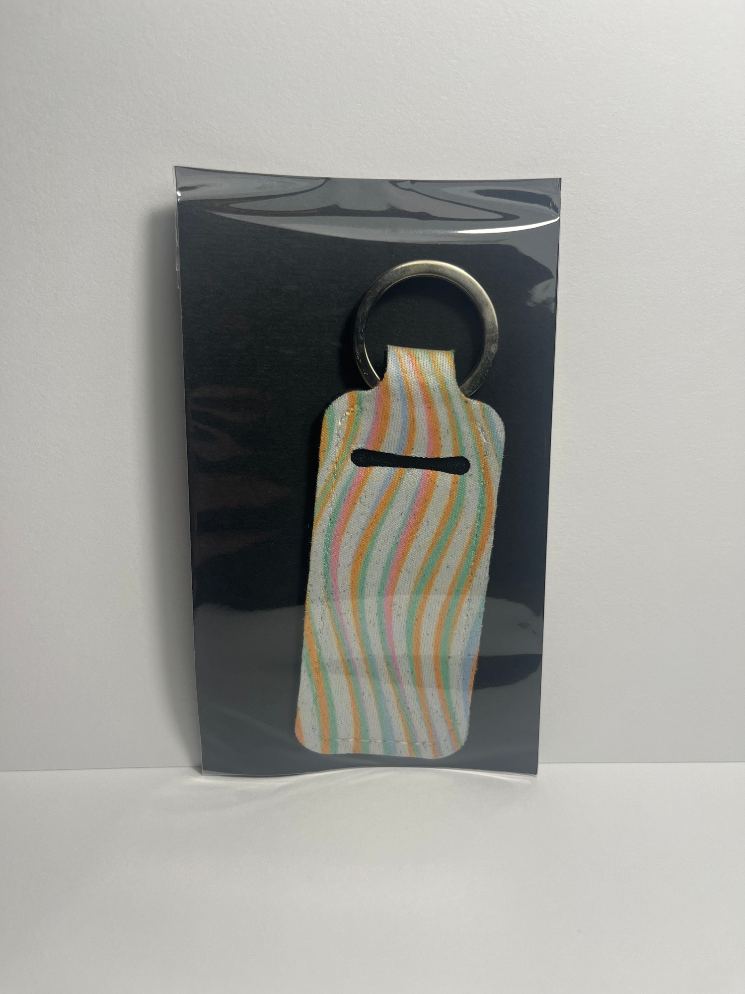 Colorful Stripes - Chapstick Holder image 0