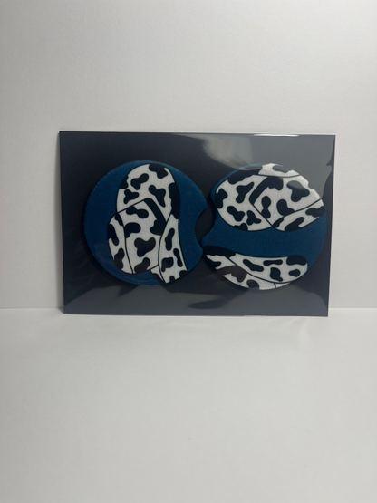 Blue Cowboy - Car Coaster image 0