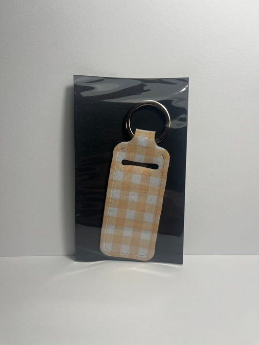 Pink Checkered - Chapstick Holder image 0