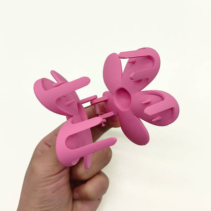 Flower Claw Clip : Light Pink