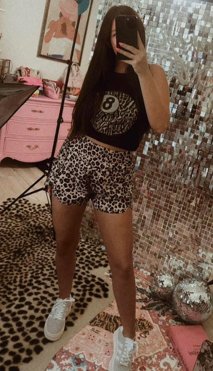 Leopard Active Shorts
