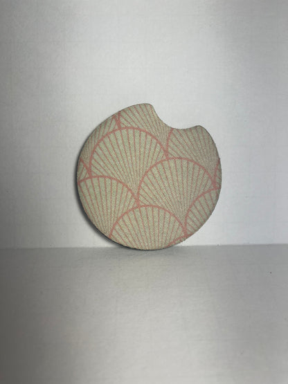 Pink Shell - Car Coaster image 1