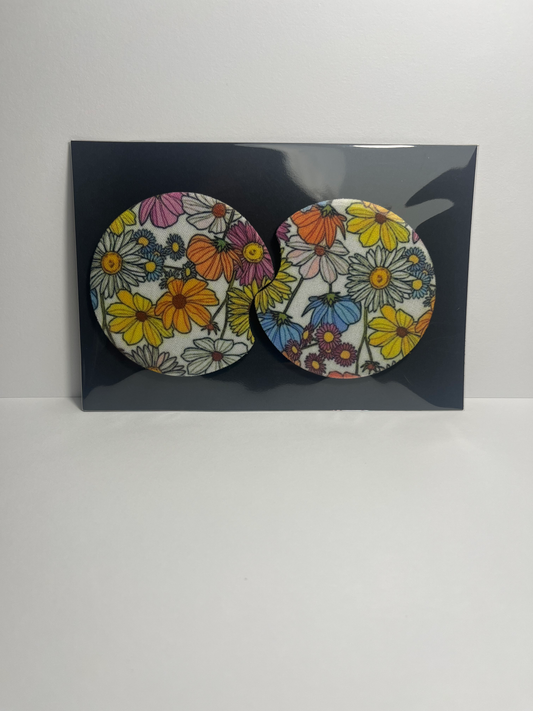 Wild Flower - Car Coaster image 0
