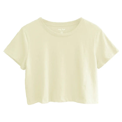 Premium Cotton Crop Tops