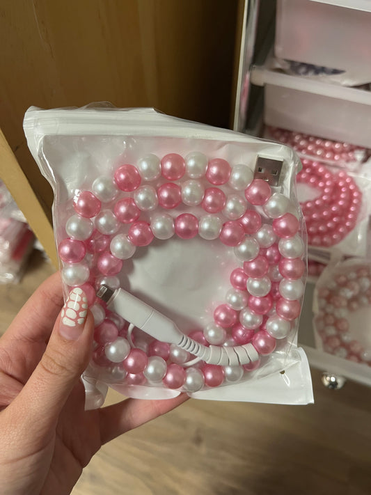 Pink & Pearl 2 in 1 Charger