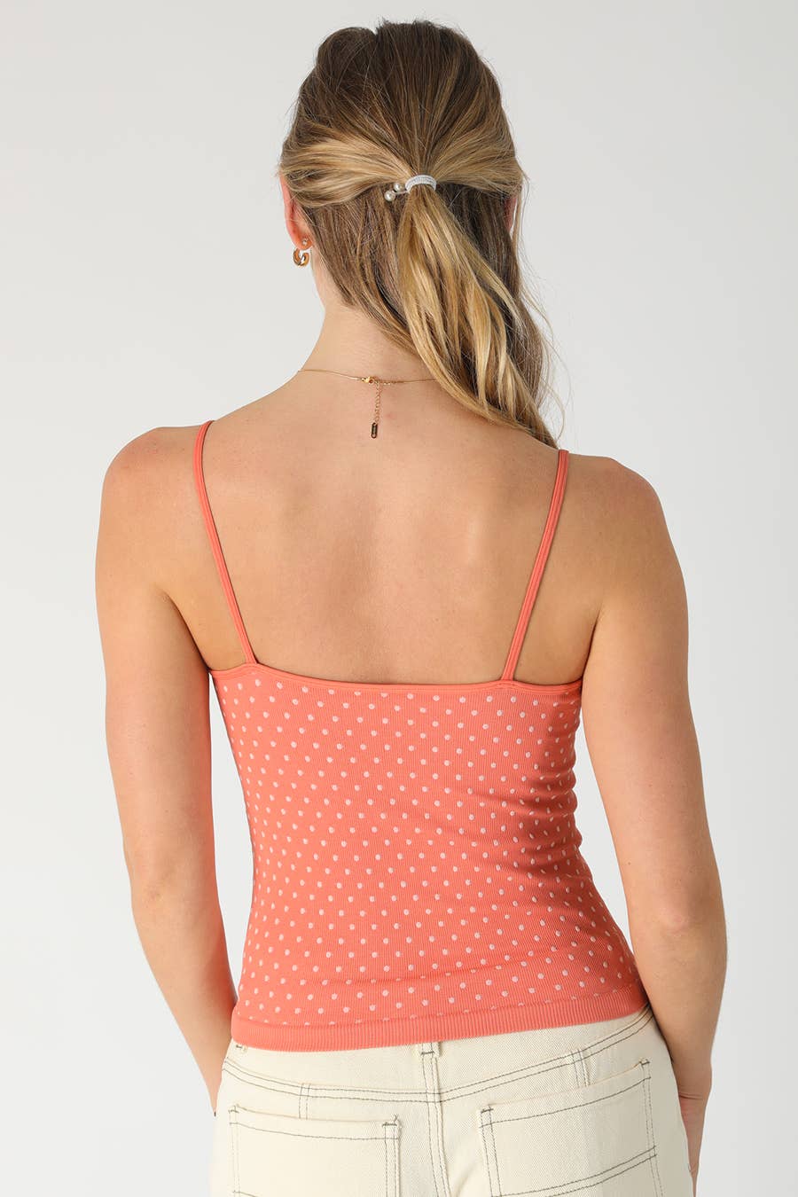 French Roast - Polka Dot Strap Cami