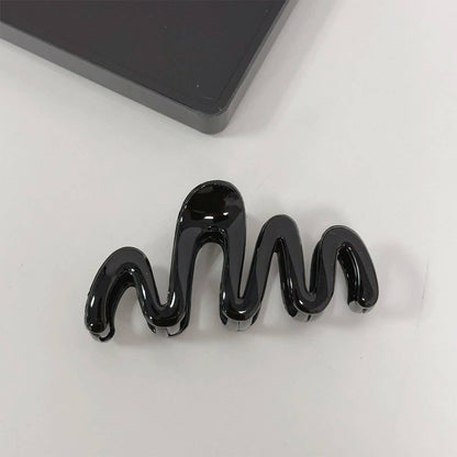 Wave Claw Clip : Black