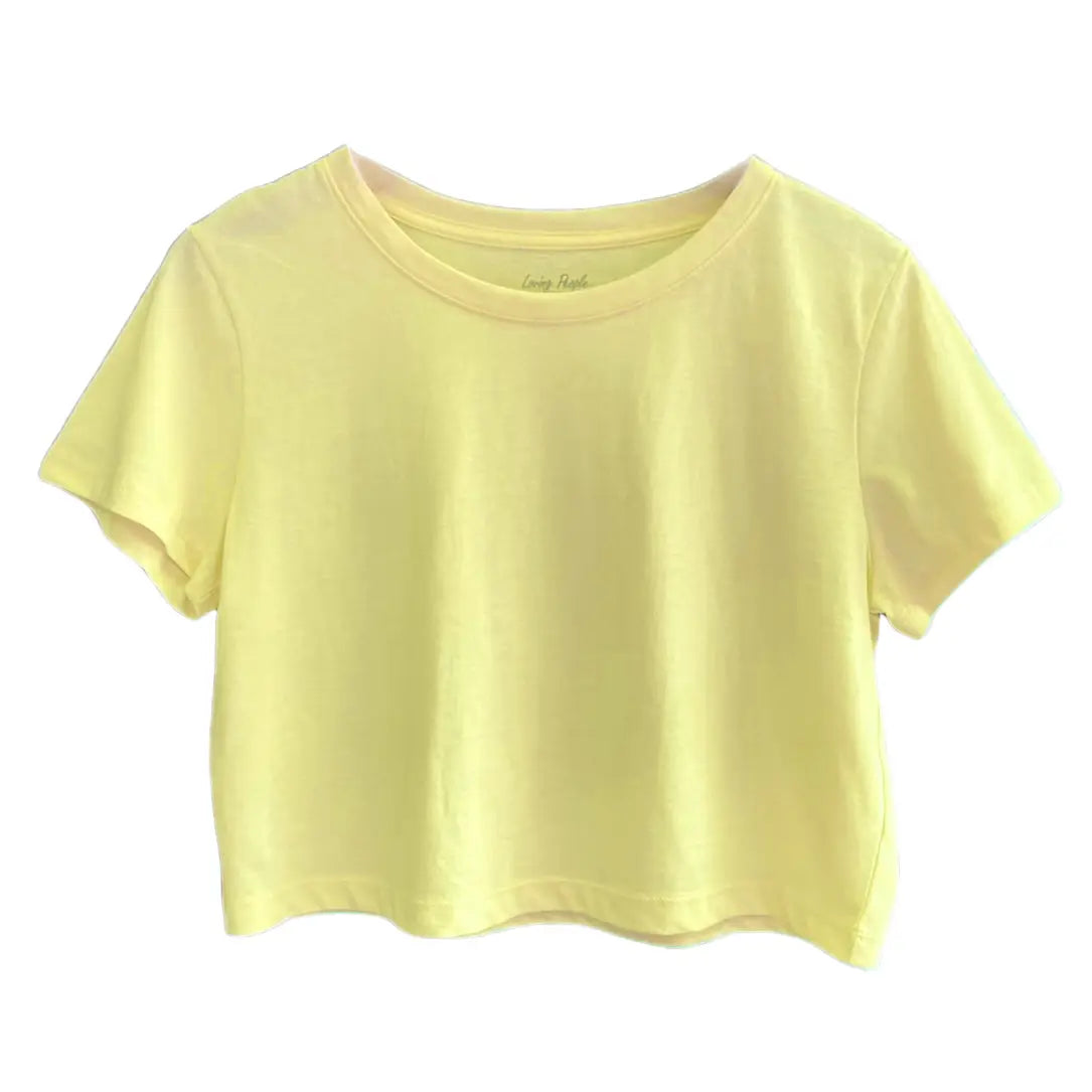 Premium Cotton Crop Tops