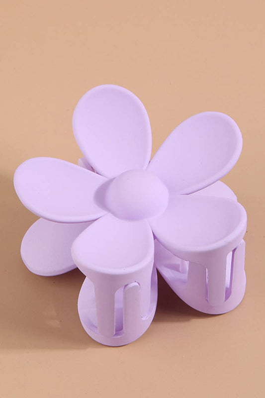 Flower Claw Clip : Light Purple