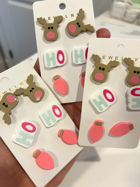 Holiday Stud Earring Set