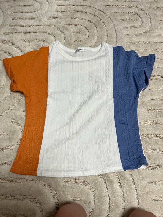 Orange & Blue Tee