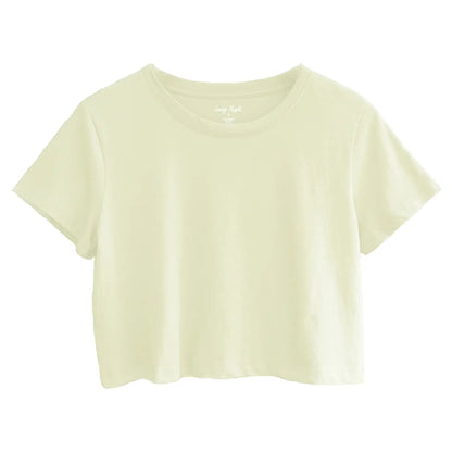 Premium Cotton Crop Tops