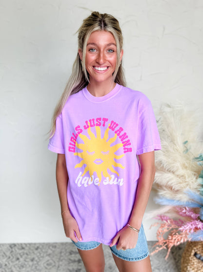 Girls Just Wanna Have Sun Tee