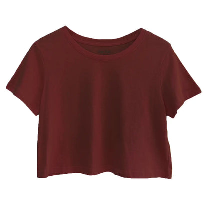 Premium Cotton Crop Tops
