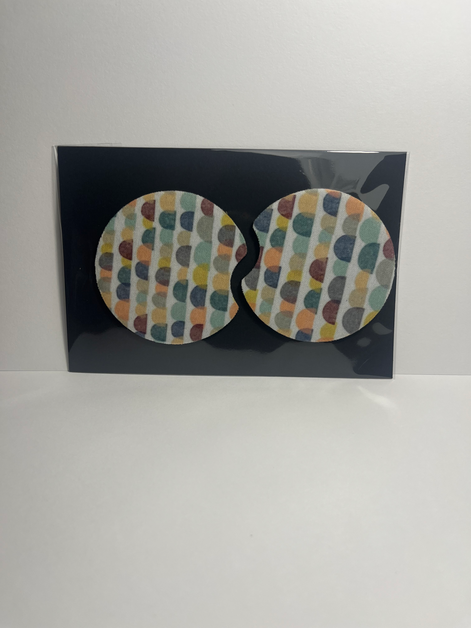 Colorful Dots - Car Coaster image 0