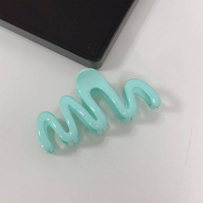 Wave Claw Clip : Teal