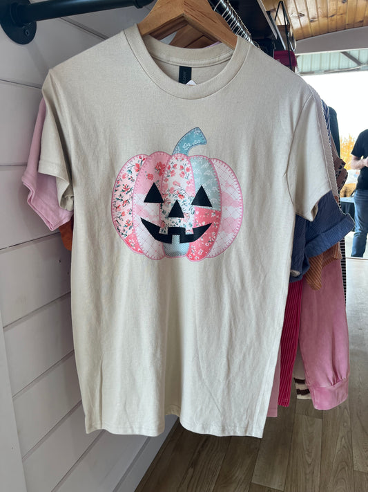 Tan Pumpkin Tee