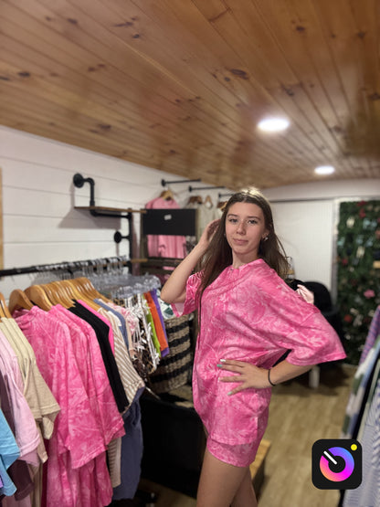 Pink Camo Lounge Set