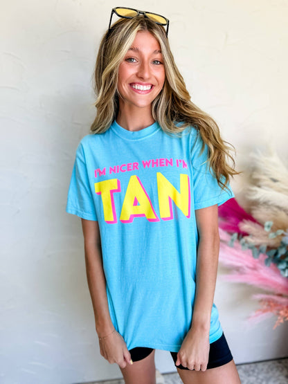 Nicer When I'm Tan Tee
