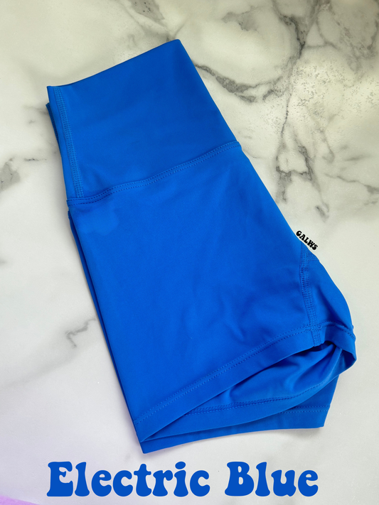 GAL Biker Shorts : Electric Blue