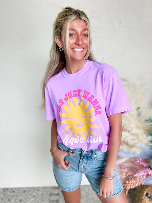 Girls Just Wanna Have Sun Tee