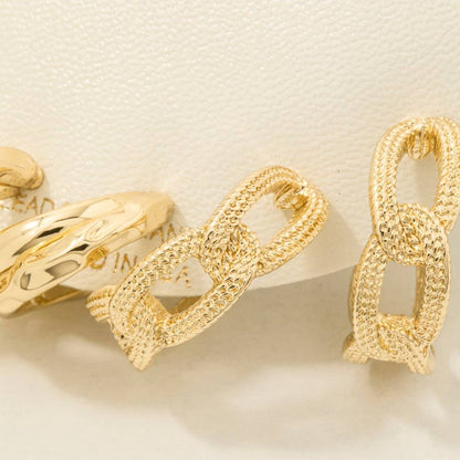 Assorted Hoop And Stud Earrings Set