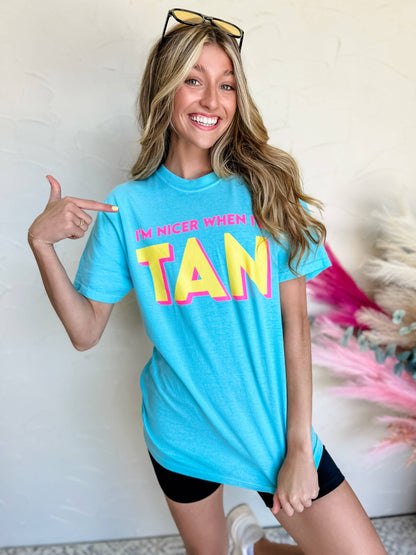 Nicer When I'm Tan Tee