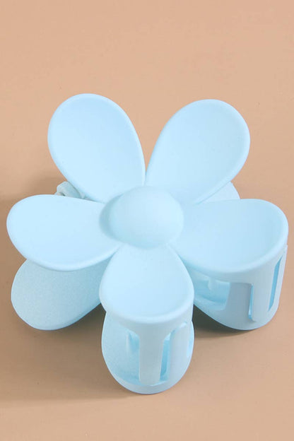 Flower Claw Clip : Light Blue