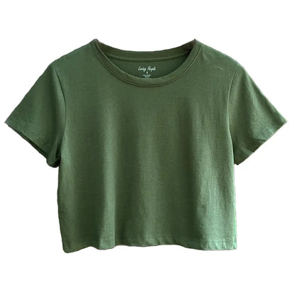 Premium Cotton Crop Tops