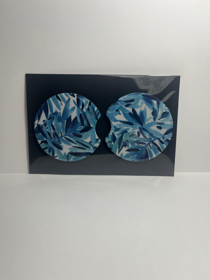 Tropical Blue - Car Coaster image 0