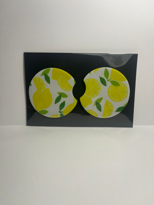 Lemon - Car Coaster image 0