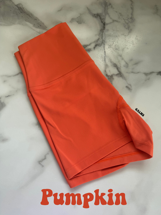 GAL Biker Shorts : Pumpkin