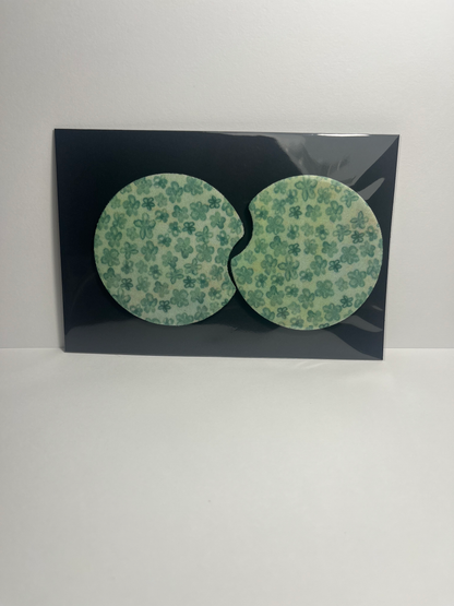 Bitty Florals - Car Coaster image 0