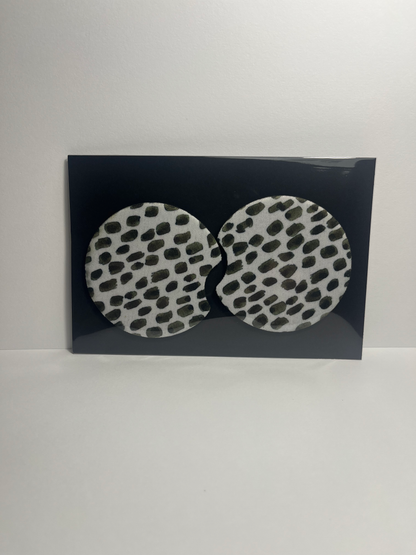 Simple Spotted - Car Coaster image 0