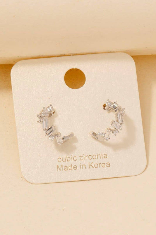 Silver Mini Hoop Earrings